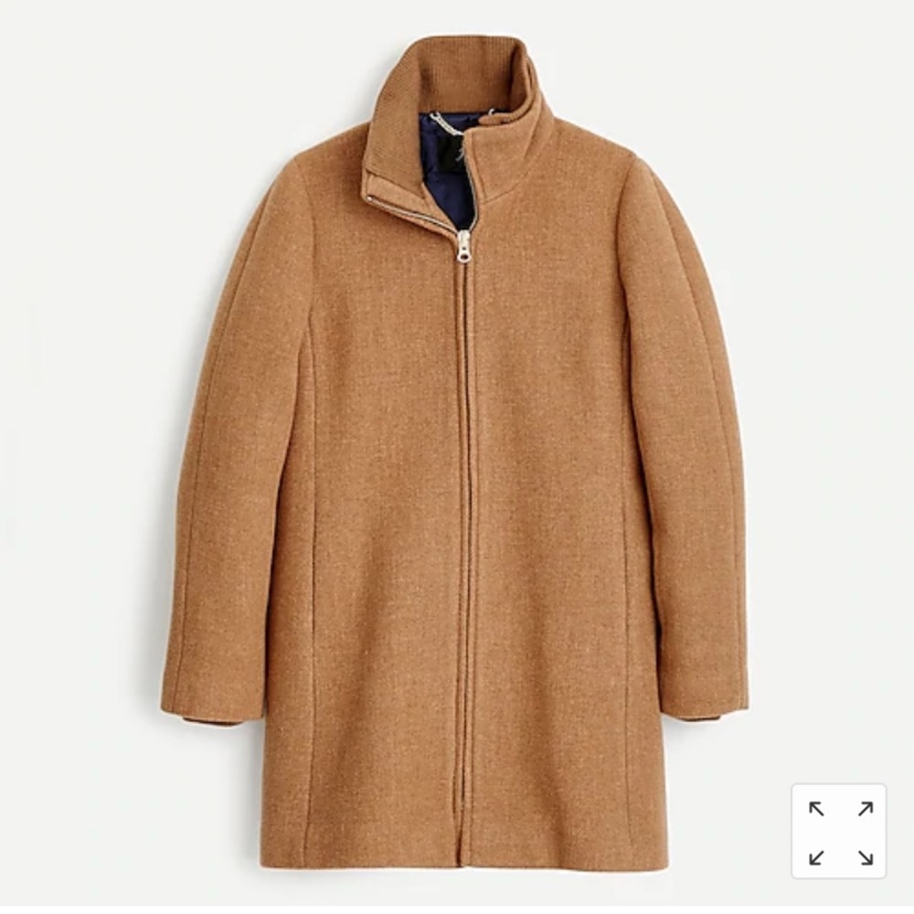 J Crew brown women’s coat